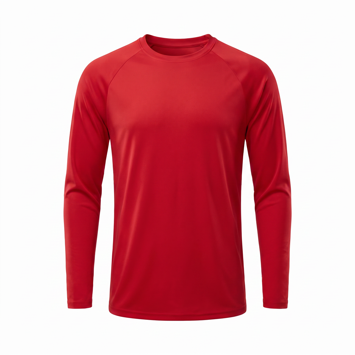 Langarm-Laufshirt Herren, Rot