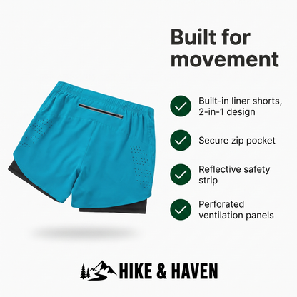 Produktvorteile der 2-in-1 Laufshorts