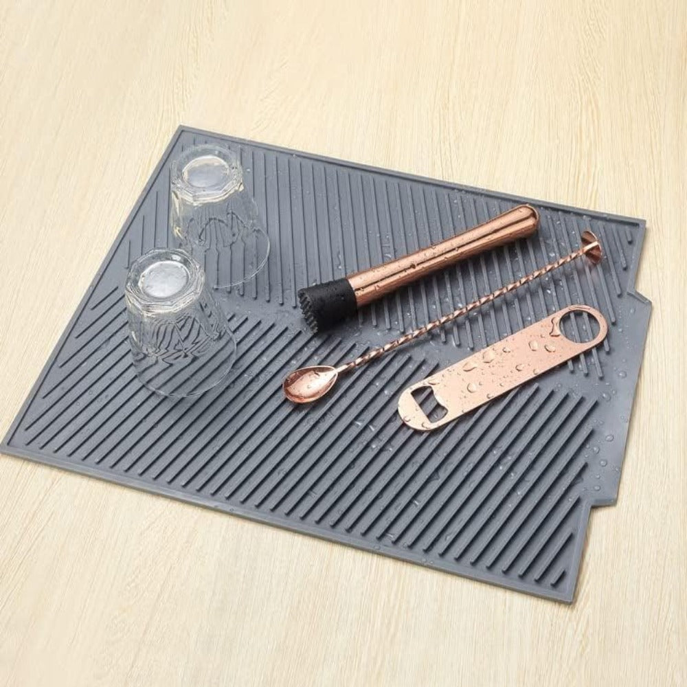 FlexiDry Silicone Drying Mat – Multifunctional Kitchen Wonder