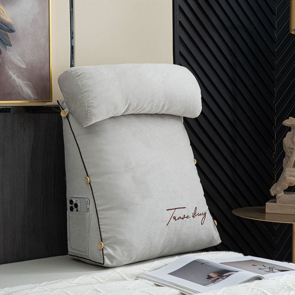 Elvara Reading Pillow – Luxurious Back Support Pillow for Maximum Comfort