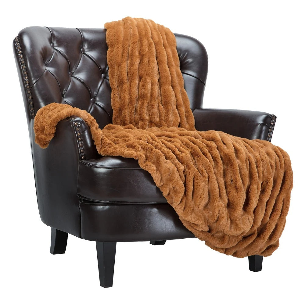 LuxeSoft Faux-Fur Blanket – Ultra-Soft Year-Round Snuggle Blanket