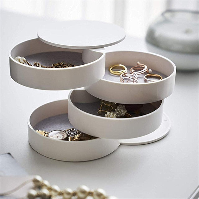 Orvella Rotating Organizer – Stylish Jewelry Holder