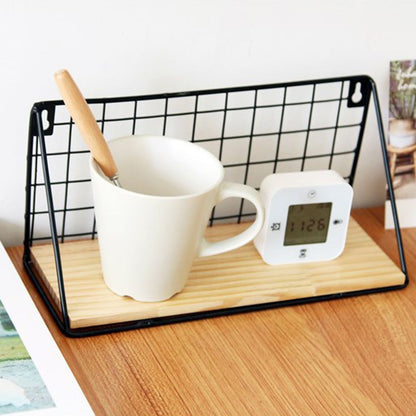 Tervina Hanging Shelf – Stylish Combination of Wood & Metal